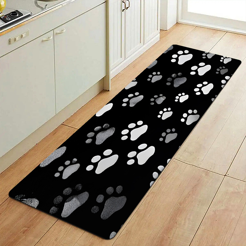 Commercial Printing Format - Animal Paw Print Carpet Mat Rug