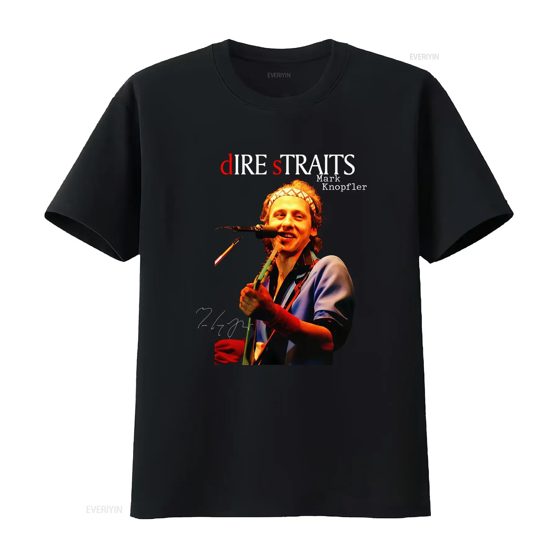 Direct To Garment Ink - Mark Knopfler Dire Straits Band T