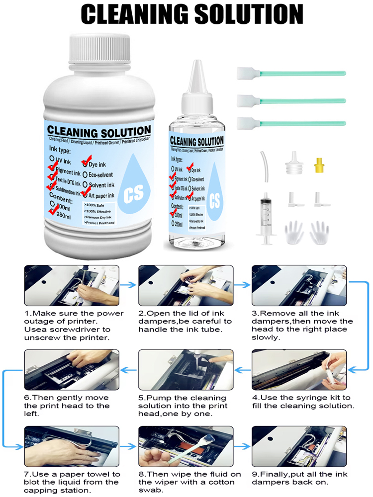 100ML Power Cleaning Liquid In - Sublimation Ink 100Ml reseña y precio