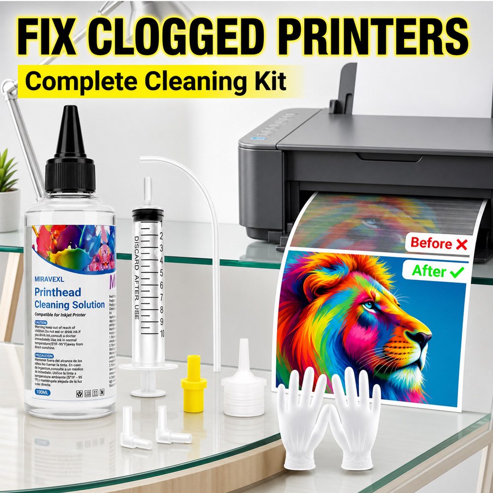 MIRAVEXL Printhead Cleaning So - Sublimation Ink 100Ml reseña y precio