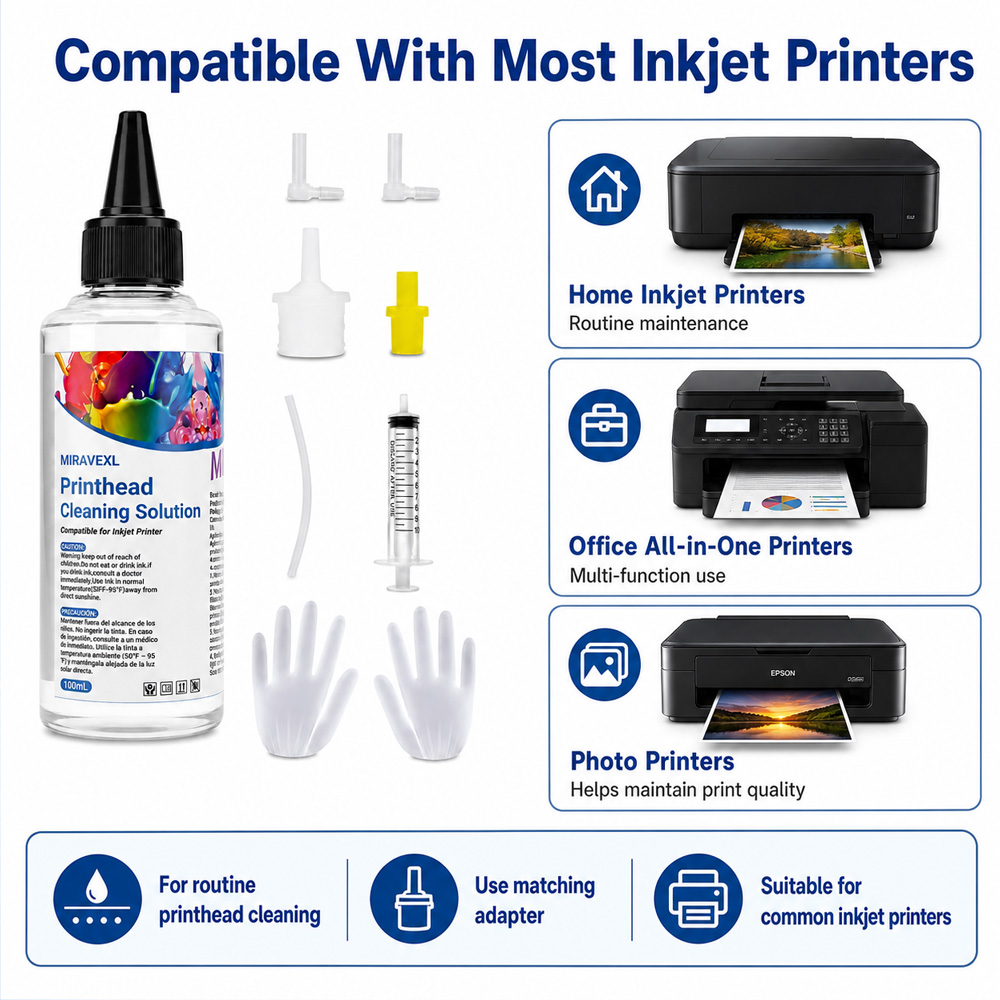 MIRAVEXL Printhead Cleaning So - Sublimation Ink 100Ml reseña y precio