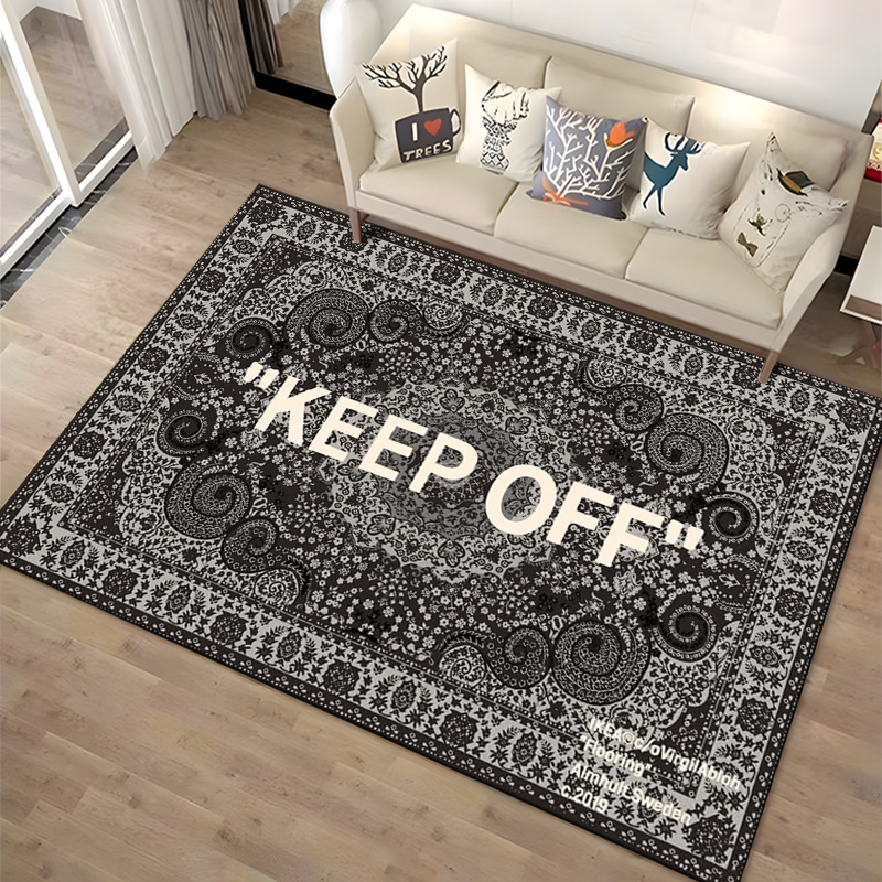 Keep Off Area Rugs 3D Printed  - Commercial Printing Format reseña y precio