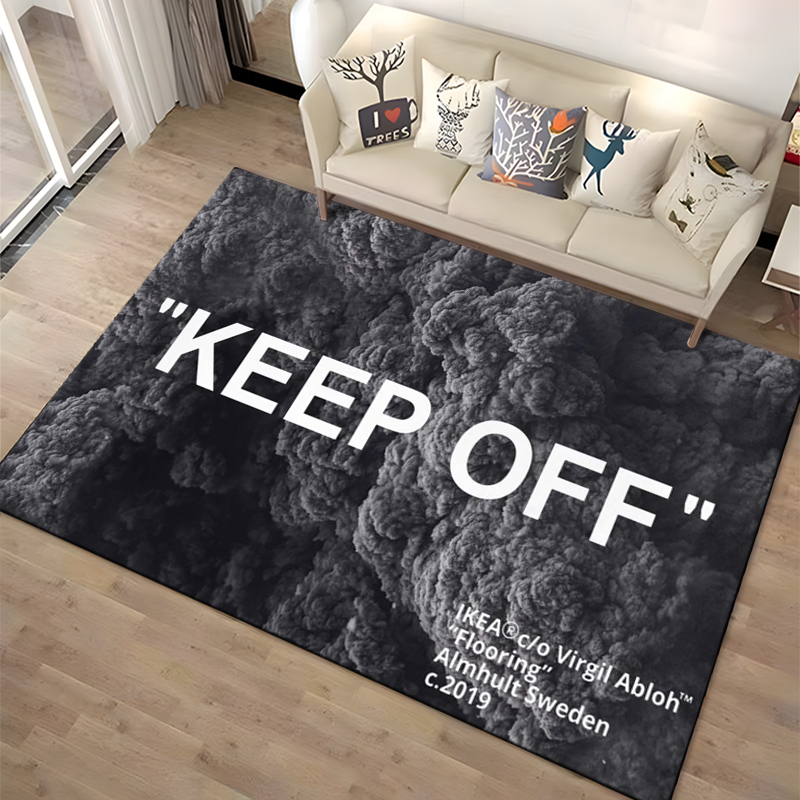 Keep Off Area Rugs 3D Printed  - Commercial Printing Format reseña y precio