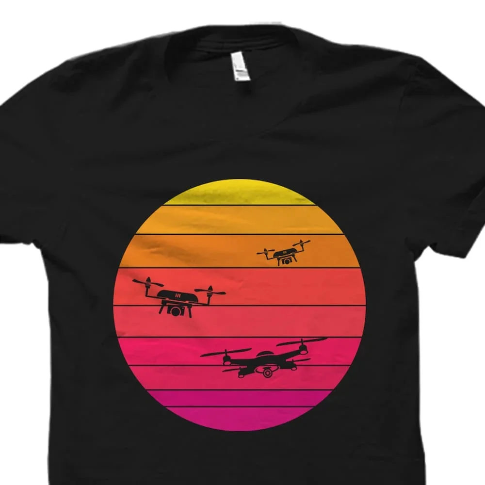 Drone T Shirt Pilot Operator C - Commercial Printing Operations reseña y precio