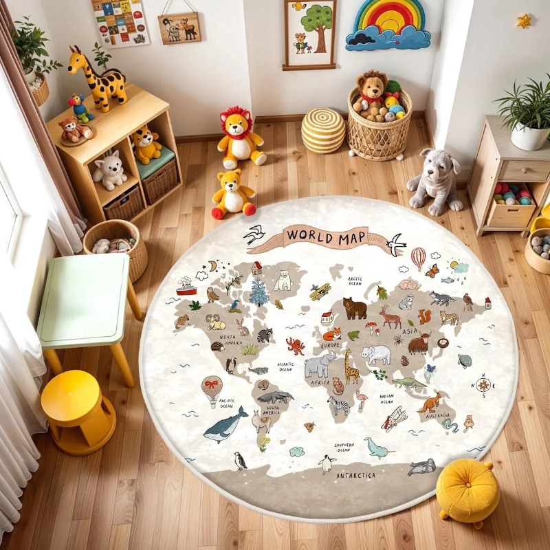 Children's Play Round Floor Ma - Commercial Printing Format reseña y precio