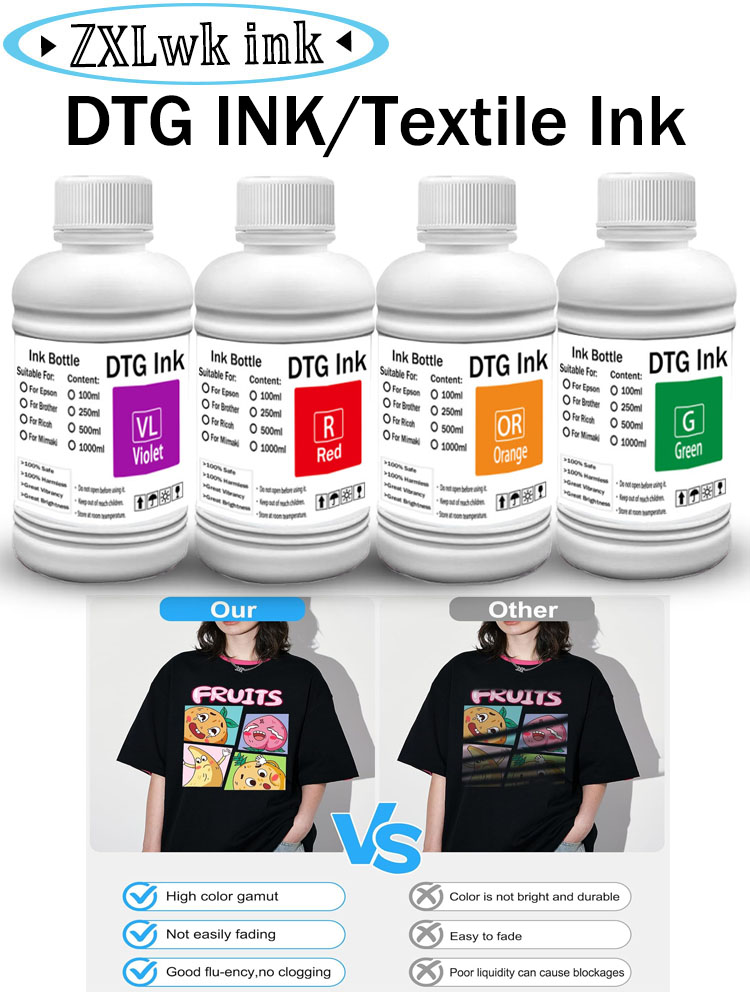 DTG Ink 250ML Textile ink for  - Direct To Garment Ink reseña y precio