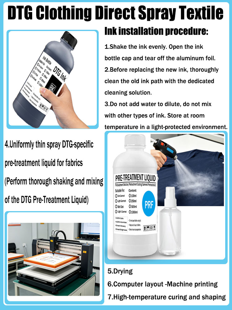 DTG Ink 250ML Textile ink for  - Direct To Garment Ink reseña y precio