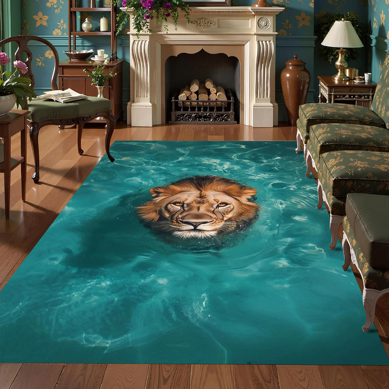 Leopard Pattern Rug Realistic  - Commercial Printing Format reseña y precio