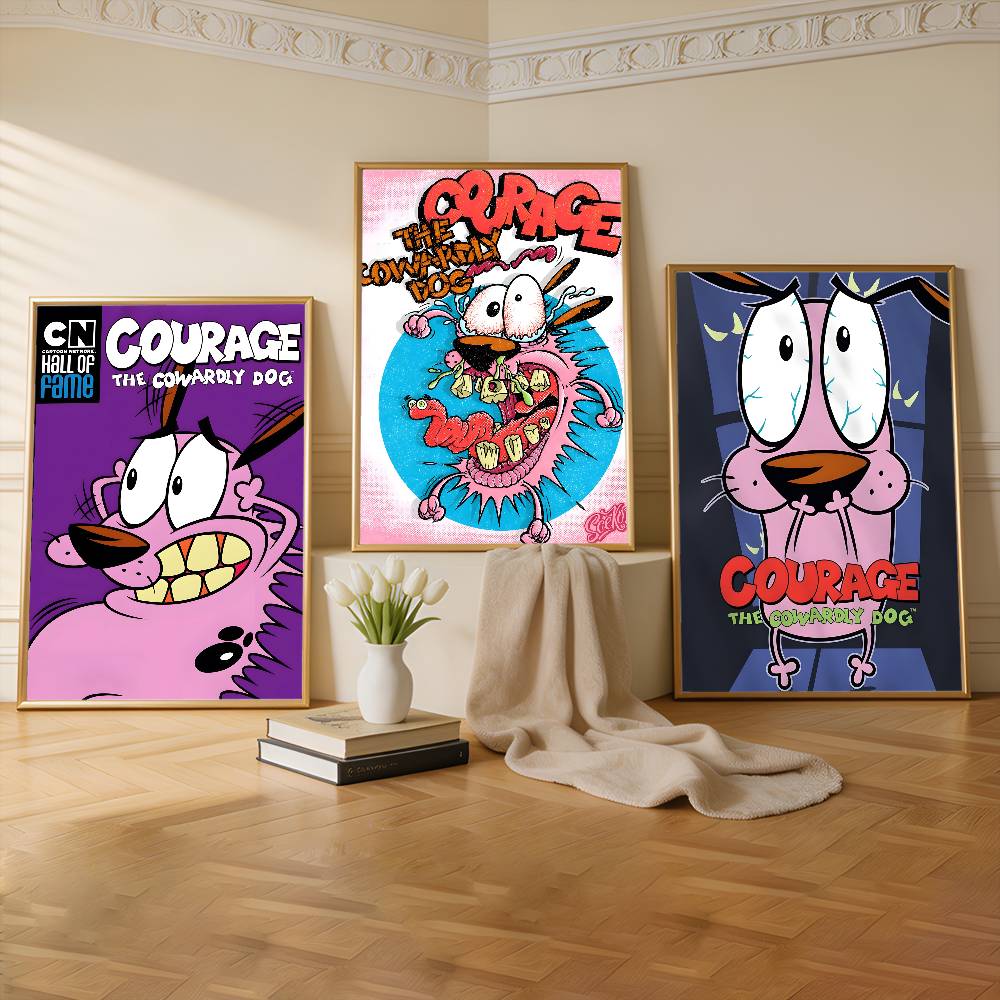 Cartoons C-Courage The Cowardl - Commercial Printing Inc reseña y precio