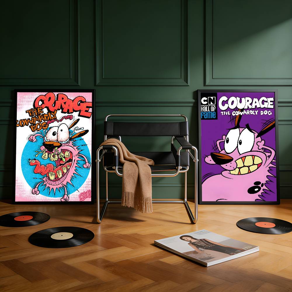 Cartoons C-Courage The Cowardl - Commercial Printing Inc reseña y precio