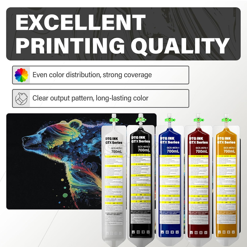 700ML DTG Textile GTX Ink Bag  - Direct To Garment Ink reseña y precio