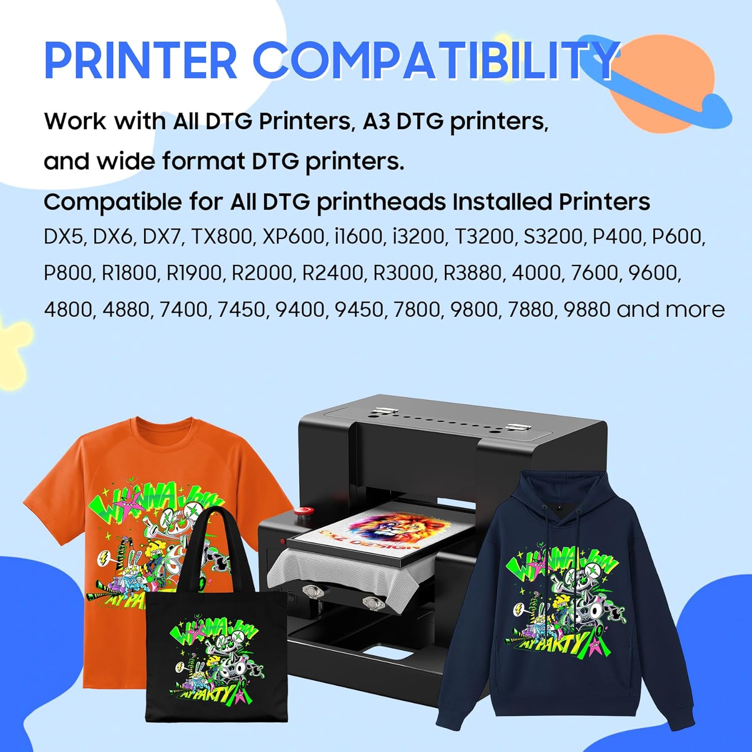 5Colors 1000ML DTG Ink Direct  - Direct To Garment Ink reseña y precio