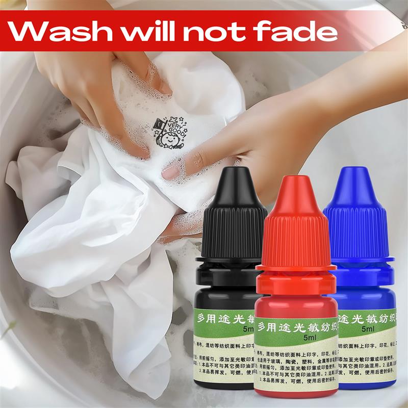 5ml Blue Red Black Ink Textile - Direct To Garment Ink reseña y precio