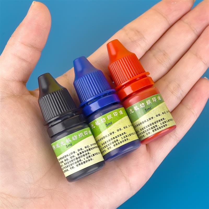 5ml Blue Red Black Ink Textile - Direct To Garment Ink reseña y precio