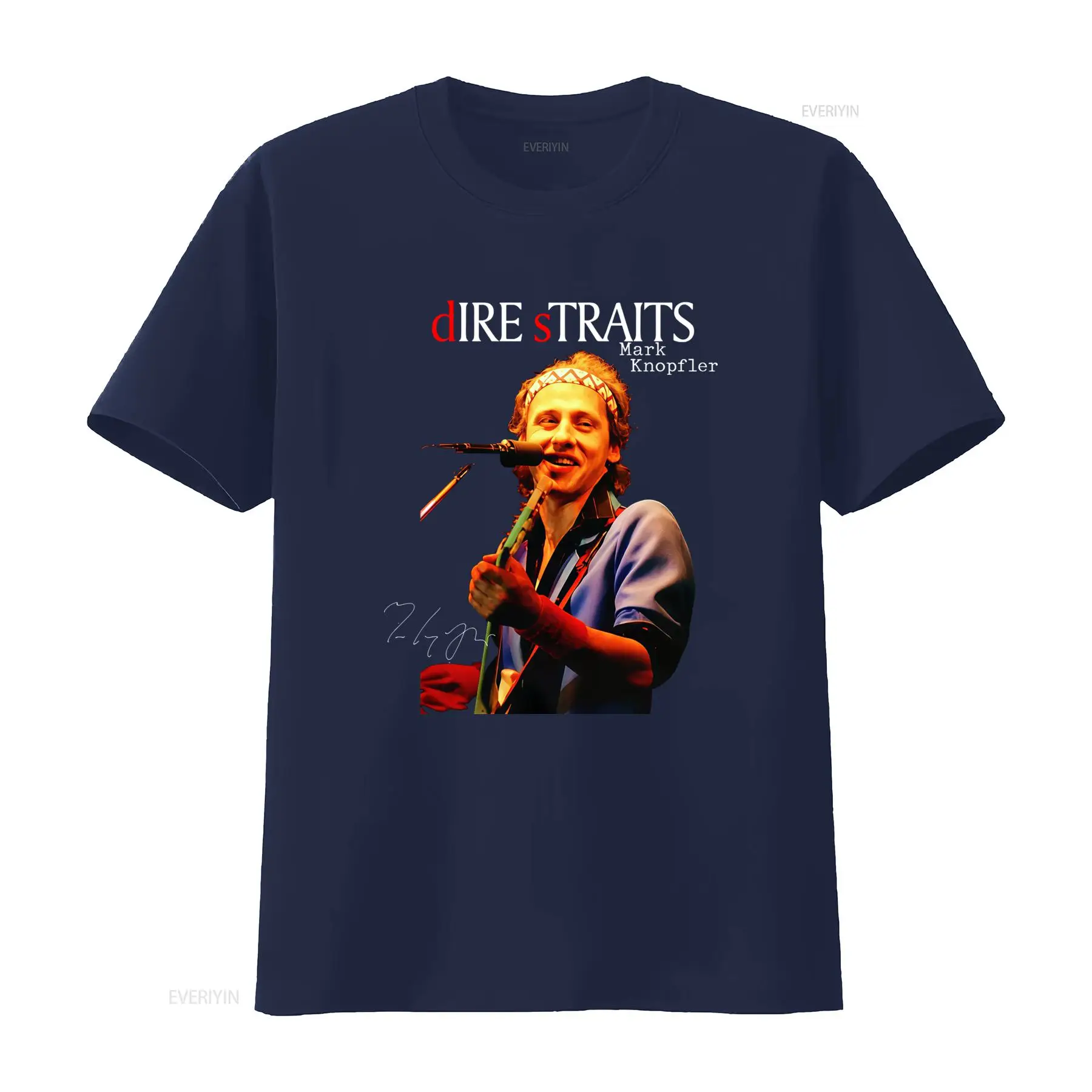 Mark Knopfler Dire Straits Ban - Direct To Garment Ink reseña y precio