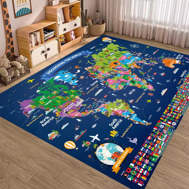 Animal World Map Print Large A - Commercial Printing Format reseña y precio