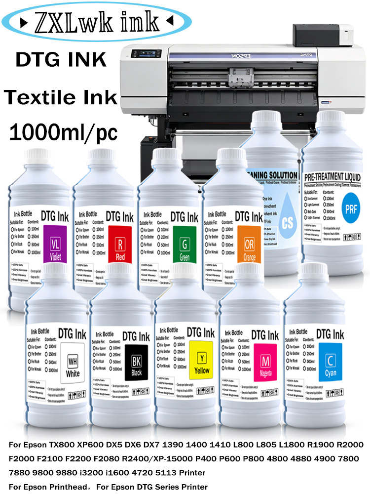DTG Ink Textile Refill ink for - Direct To Garment Ink reseña y precio